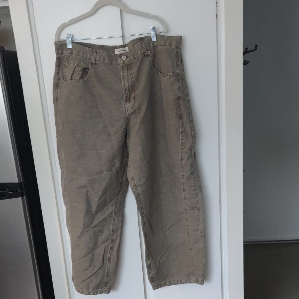 Lucky Brand Women's Tan Trousers